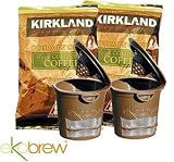 Ekobrew Reuseable K-cup Filter Includes 2 Ekobrews and 2- 1.75-oz Packages of Kirkland Signature Coffee
