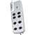 Globe 7721501 8-Outlet Home Theater Surge Protector