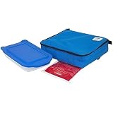 Pyrex 4-Piece Oblong Portables Set, Water Blue