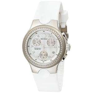 Movado Women's Series 800 White Silicon Strap Watch #2600051