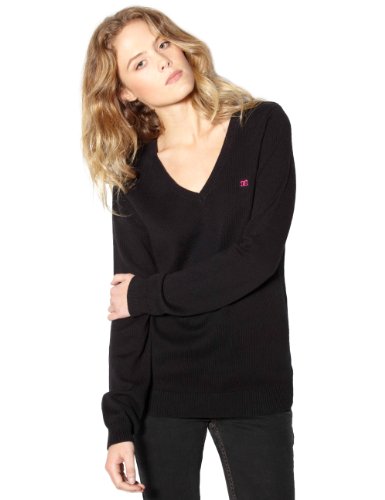 DC Shoes Damen Pullover Liberty V Neck, black, XS