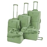 Heys USA Renovo 5 Piece Luggage Set - Green