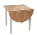 Target Marketing Systems Tiffany Dining Table, White/Natural