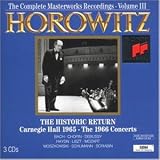 Eigenschaften Vladimir Horowitz  / The Complete Masterworks Recordings Vol. 3 (The Historic Return, Carnegie Hall 1965 / The 1966 Concerts)