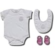 Officially licensed New York Mets embroidered 3-piece ensemble for infant girls
