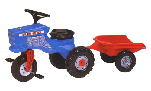 Childrens Toyshop  Toys : Falk - Ford + Trailer (Sit and Ride)