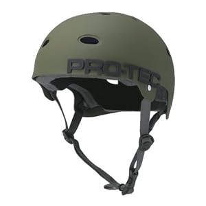 PRO-TEC Omar Hassan B2 Skate Stage 2 Liner Army Green X-Large Skateboard Helmet by 