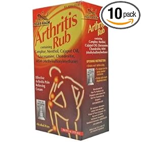 Click here to buy Tiger Balm Arthritis Pain Relieving Cream - 4.0 oz. by Tiger Balm.