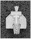 Logo Art Texas Tech Red Raiders Sterling Silver Backboard Pendant