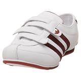 adidas Women's Okapi 2 Velcro Leather Running Shoe, White/Lt Mar, 5.5 M