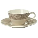 Space Grain Cup and Saucer Set of 4