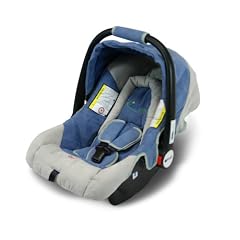 Kiddy 41160BS044 - Protect, Autokindersitz / Babyschale Gruppe 0+ (bis 13 kg), ab der Geburt bis ca. 15 Monate, hellblau / hellgrau