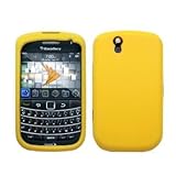 Yellow Silicone Case / Skin / Cover for RIM BlackBerry Bold 9650 / Tour 963 ....