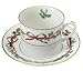 Royal Worcester Holly Ribbons 7-Ounce Tea Cup and Saucer