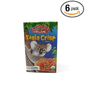 EnviroKidz Organic Koala Crisp Cereal, 11.5-Ounce Boxes (Pack of 6)