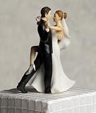 Sexy Dancing Wedding Bride and Groom Cake Toppers