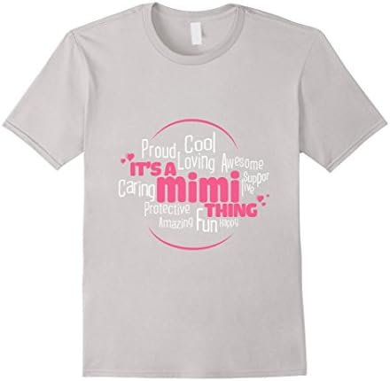 Men's It's A Mimi Thing Shirt Medium Silver