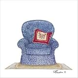 Armchair Display 5 Art Poster Print by Consuelo Gamboa, 7x7