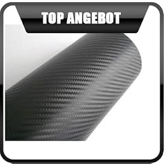 3D CARBONFOLIE F�HLBARE STRUKTUR / KLEBEFOLIE FOLIE SCHWARZ 152cm x 200cm