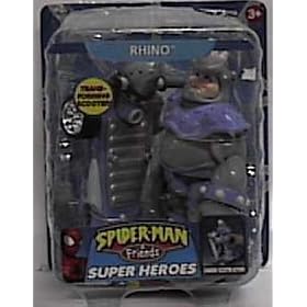 Spider-Man & Friends Rhino Figure with Charging Scooter Action by Toy Biz