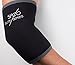 Elbow Sleeve Brace Wrap (1 Pair) 7mm Neoprene Support & Compression for Pullup Running Crossfit Powerlifting Men & Women Girls-1 year Warranty
