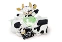 Mud Pie Baby EiEiO Cow Woobie and Rattle