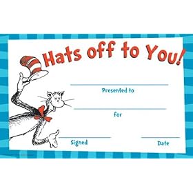 CAT IN THE HAT HATS OFF TO YOU by Eureka