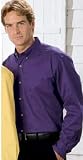 Long Sleeve Dress Shirt for Men with Button Down Collar