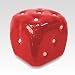 W�rfel Hocker / Sitzw�rfel / Sitz W�rfel gepolstert 30x30x30cm, rot, BE-38591