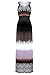 G2 Chic Women's Lace Tribal Spring Summer Jersey Maxi Dress