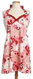 DII Red and Pink Floral Vintage Apron