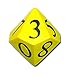 Learning Advantage 7391 Jumbo 10-Sided Foam Die, Grade: Kindergarten