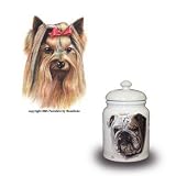 Classic Collection Dog Breed Treat Jar - Yorkshire Terrier