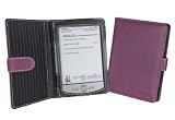 Cover-Up NEW Amazon Kindle, Wi-Fi, 6-inch (Latest Generation, October 2011) Leather Cover Case (Book Style) - Purple
