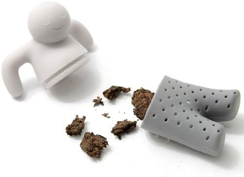 Silicone Thermostability Mr Tea Infuser Loose Tea Leaf Strainer Herbal Spice Filter Diffuser