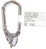 WAKI 3リング付ナスカン シルバー TW-628