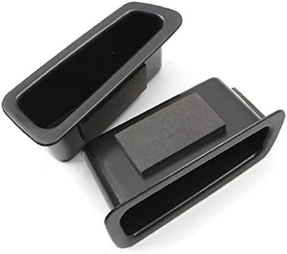 Yahhand Auto Black 2pcs Door Storage Box Handle Armrest Phone Container For VOLVO XC60