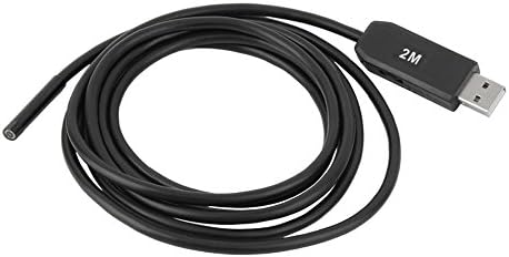 CamRite Borescope Camera Wafterproof Endoscope Pipe Inspection Camera LED 5.5mm 6.5ft Cable USB Windows 7 8 10