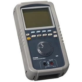 Protek 820F Hand-Held DSO/DMM 20MHz Oscilloscope with Flash Memory Host Port Installed, Built in High accuracy 6000 count True RMS DMM, 200MS/s, 20 automatic waveform Measurements, Self test and Self calibration, Help menu