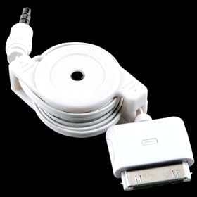 3.5mm In Car AUX Audio Cable Lead Connector for iPod