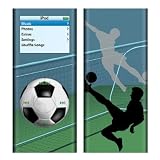 Soccer Life Design Protective Skin Decal Sticker for Apple iPod nano 2G (2nd Generation) 2GB/ 4GB/ 8GB Player