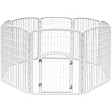 IRIS Indoor/Outdoor Plastic Pet Pen with 8 Panels