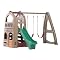 Naturally Playful Playhouse Climber and Swing Extension