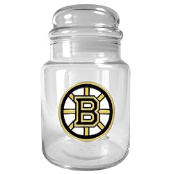 Boston Bruins NHL 31oz Glass Candy Jar by Great American Products