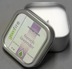 Greenfire French Lavender PREMIUM BRAND All Natural Massage Oil Candle