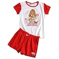 Hannah Montana Shorty-Set, red