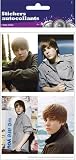 Justin Bieber Trading Stickers (4" x 8" Sticker Pack)