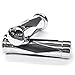 Krator® Motorcycle Diamond Chrome Rubber Hand Handlebar Grips Grip Custom High Quality Chrome Billet Grips Fits Cruisers Harley Suzuki Kawasaki Yamaha Honda with 1