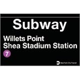NY City Transit Replica Subway Sign - Shea Stadium Stadium