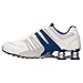 Nike men's Shox Current Running Shoes athletic sneakes WH /BL/ BLUE